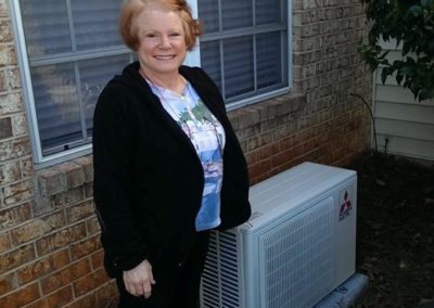 Woman With Trane Unit